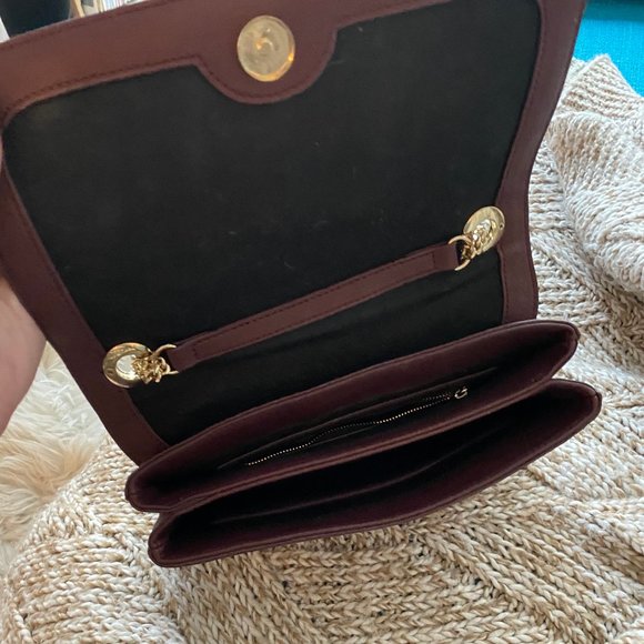 RARE Sam Edelman Maddy Leather Shoulder Bag, Wine - Picture 8 of 8